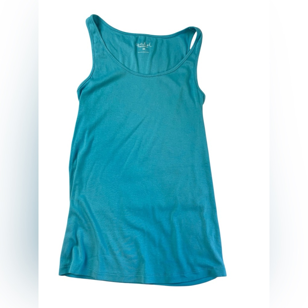 Teal Maternity Tank
